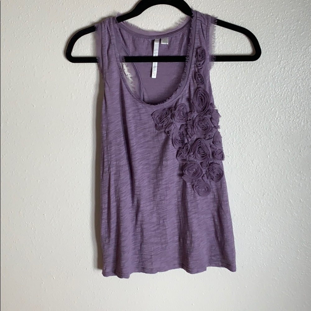 SALE (3/$15) Purple LC racer back tank size S
